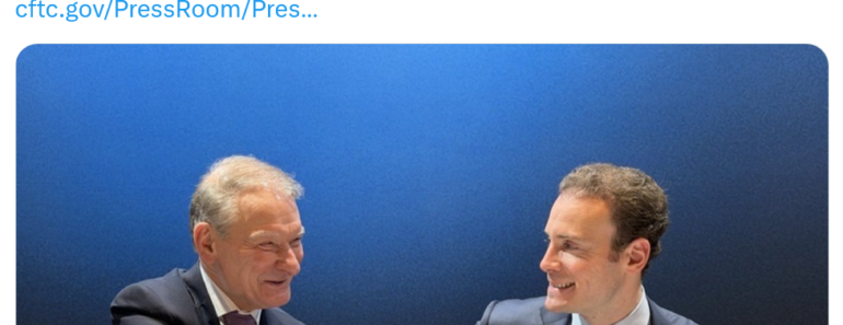 SEC, CFTC Handshake on Memorandum to Regulate Markets in Harmony