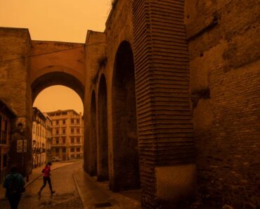 Saharan dust storms bring risk of ‘blood rain’ and burning skies to southern Europe