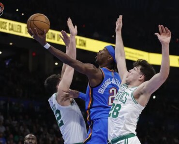 Shai Gilgeous-Alexander broke Wilt’s record as a Thunder Edge Celtics.