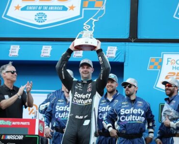 Shane van Gisbergen wins the NASCAR O’Reilly Series race at COTA.