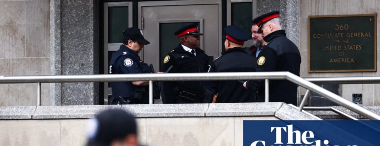 Shots fired at US consulate in Canada in what police call ‘national security incident’ | toronto