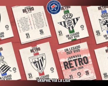 Spanish La Liga hosts retro matchdays across top two flights – SportsLogos.Net News Spanish La Liga hosts retro matchdays across top two flights – SportsLogos.Net News