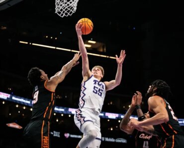 TCU, which fell to No. 10 in the second half, rallied past Oklahoma State.