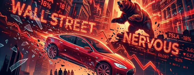 Tesla Falls 18% – Here’s Why Wall Street Is Getting Nervous