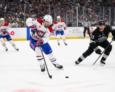 The Canadiens rallied past the sluggish Kings with a pair of late goals.