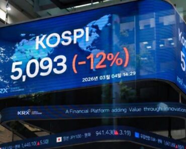 The Korean stock market fell 12% in a historic one-day crash The Korean stock market fell 12% in a historic one-day crash