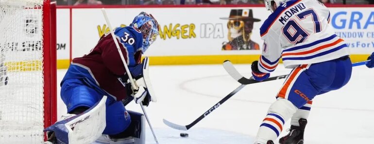 The Oilers shut down the Avalanche after Nathan MacKinnon was called for game misconduct.