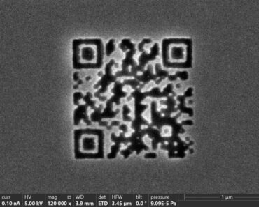 The world’s smallest QR code can store data for thousands of years – but you need an electron microscope to see it