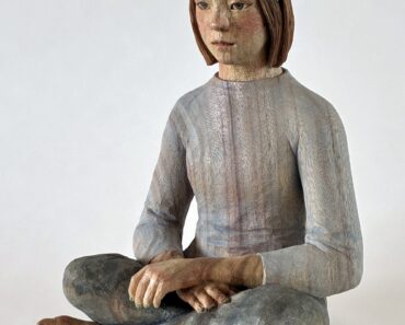 There’s restrained emotion in Shinsuke Inoue’s tender wood sculptures—huge