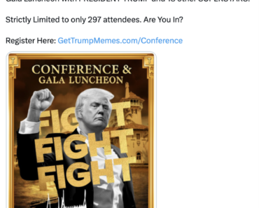 Trump offers another gala to Memecoin holders