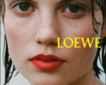 Which artist created the dog and whale for Loewe’s Fall/Winter 2026 show?