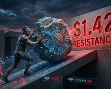 XRP price is threatening to rise, with $1.42 a key resistance